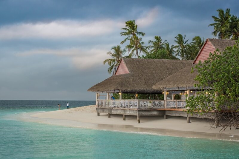 Luxury tropical resort pool